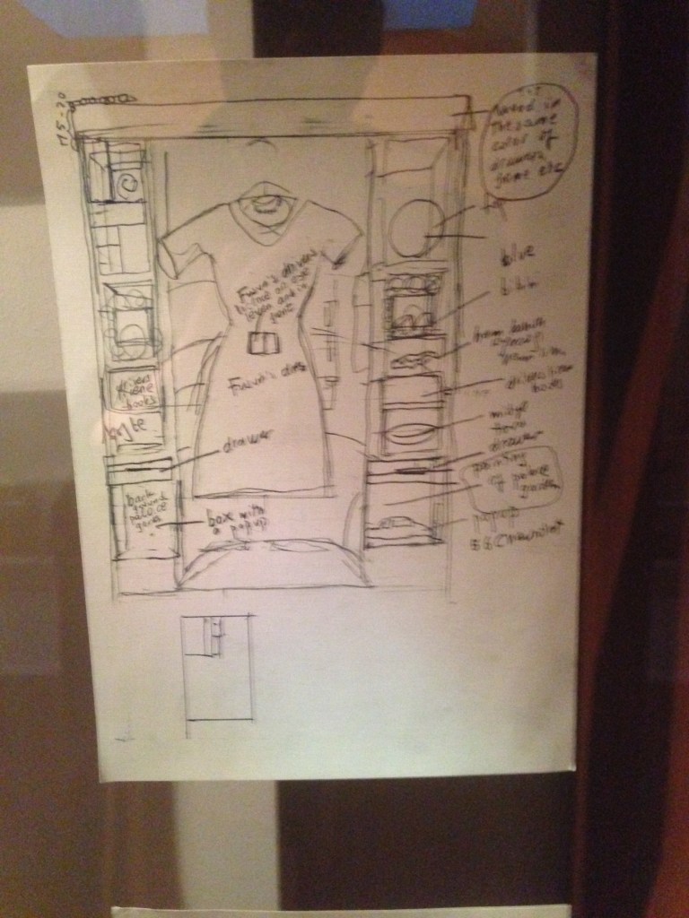 Fortællerens fætter, Orhan Pamuks skitse til en montre, der handler om den elskede Füsüns kørekort.